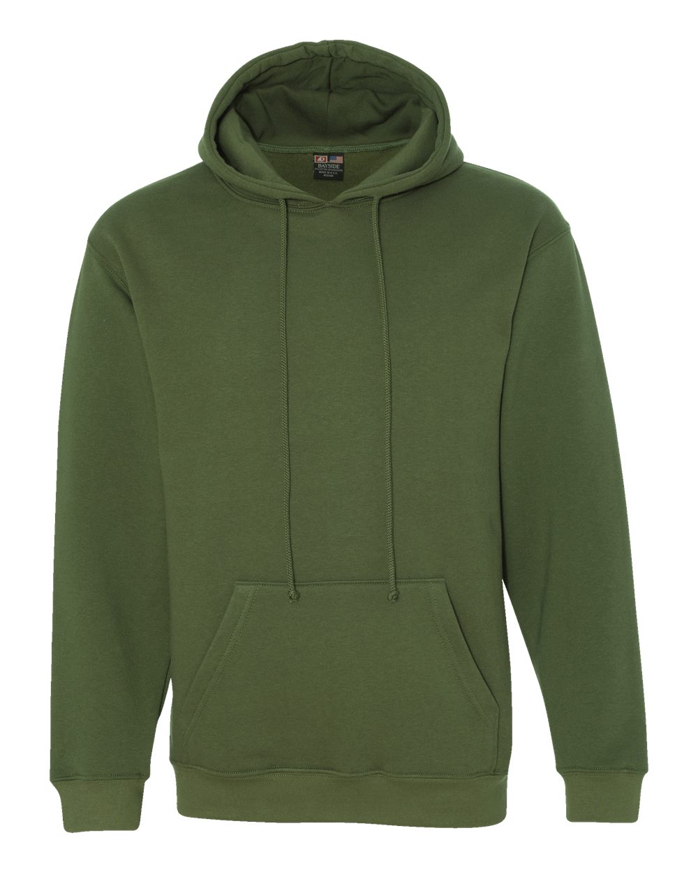 Bayside Adult USA Made Pullover Heavyweight Hooded Sweatshirt