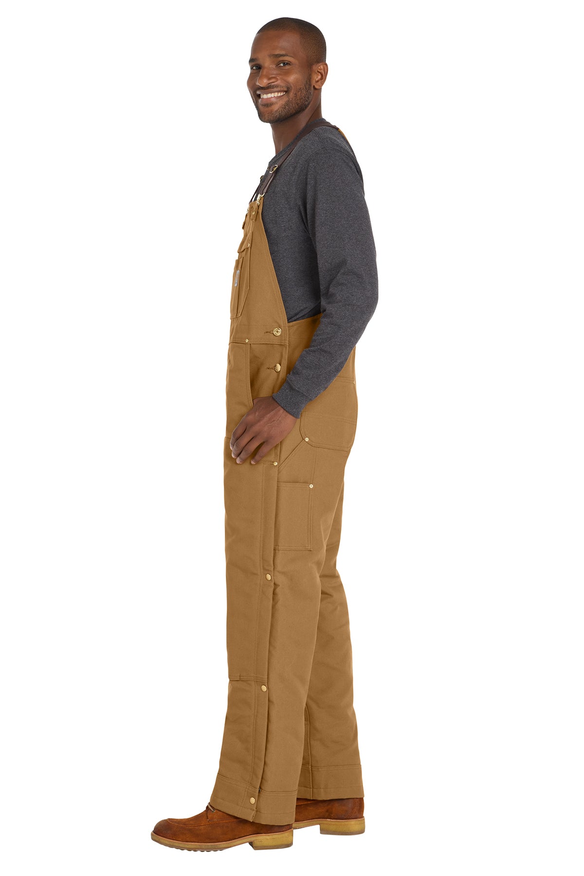 Carhartt® Tall Firm Duck Insulated Bib Overalls