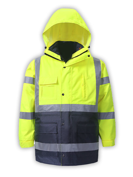 High Viz Parka and Body Warmer