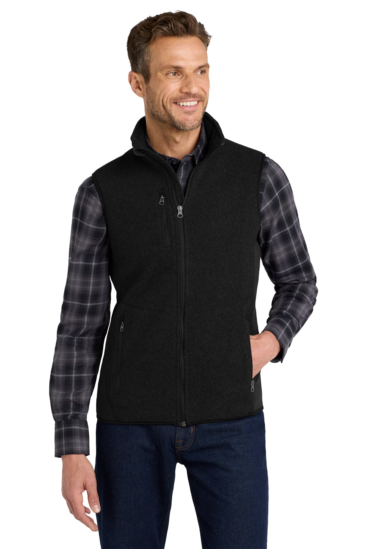 Port Authority® R-Tek® Pro Fleece Full-Zip Vest