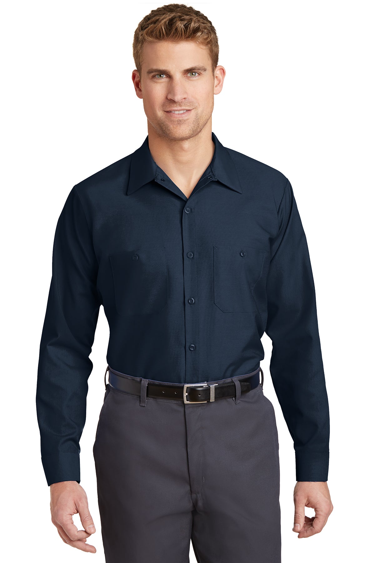 Red Kap® Long Sleeve Industrial Work Shirt