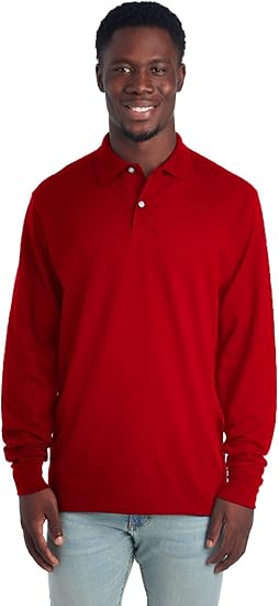 Jerzees® Men's Dri-Power® Long Sleeve Polo