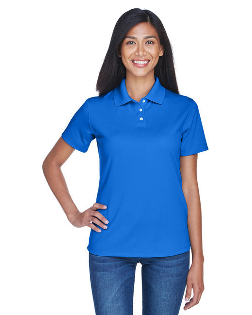 UltraClub Women's Cool & Dry Stain-Release Performance Polo