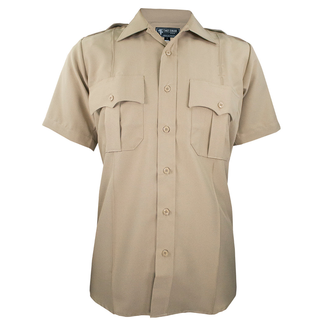Men’s Polyester Short Sleeve Uniform Shirt