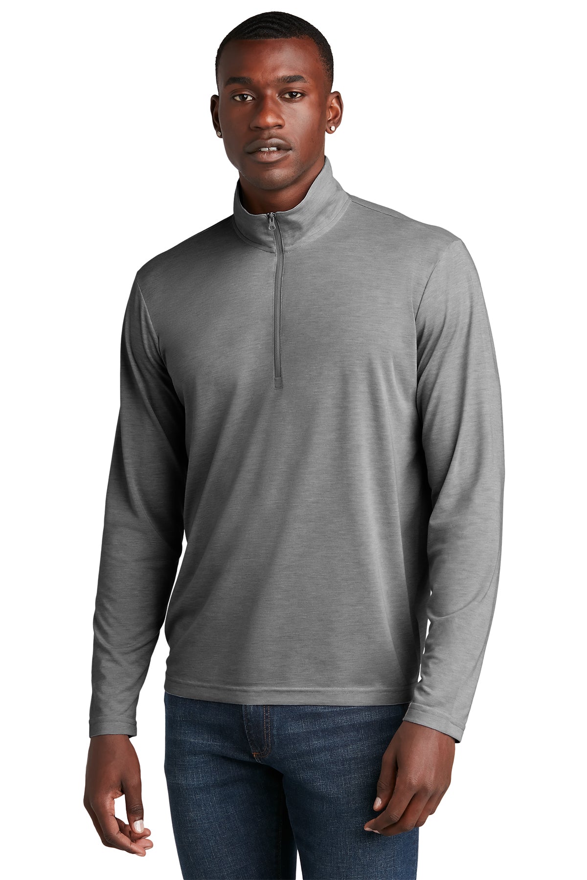 Sport-Tek® PosiCharge ® Tri-Blend Wicking 1/4-Zip Pullover