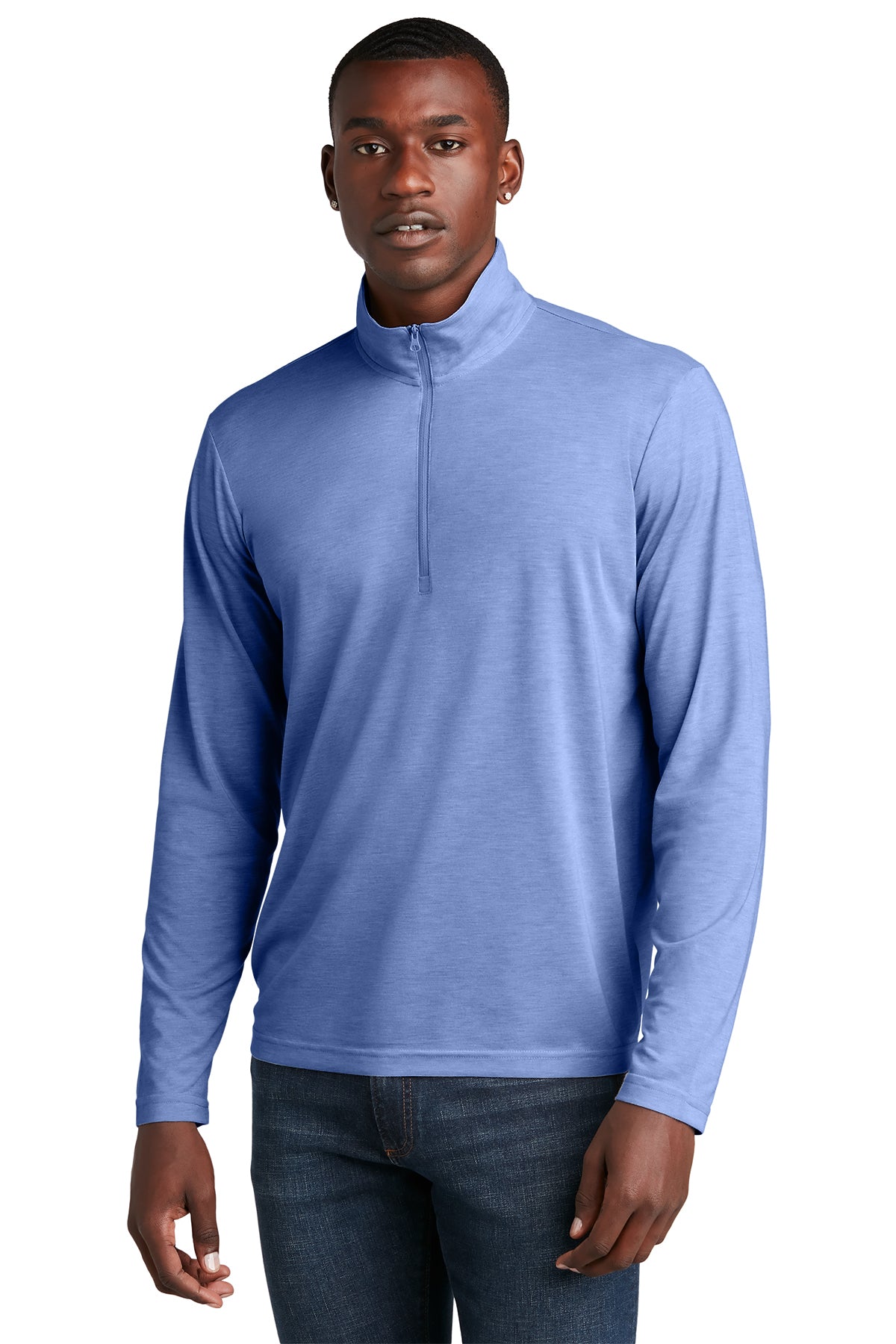 Sport-Tek® PosiCharge ® Tri-Blend Wicking 1/4-Zip Pullover