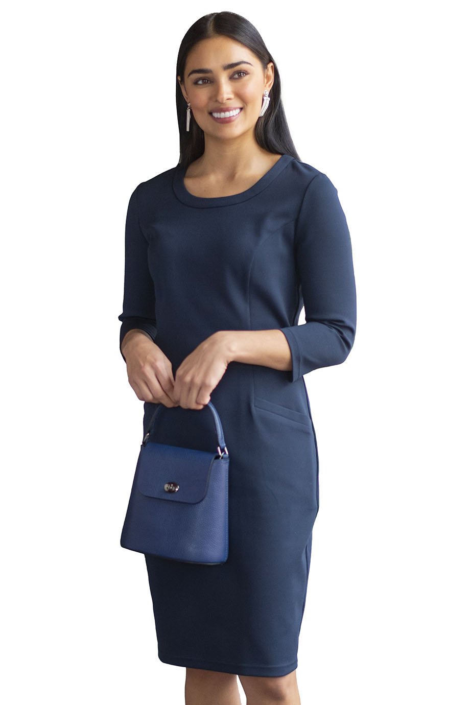 PONTE SHEATH DRESS
