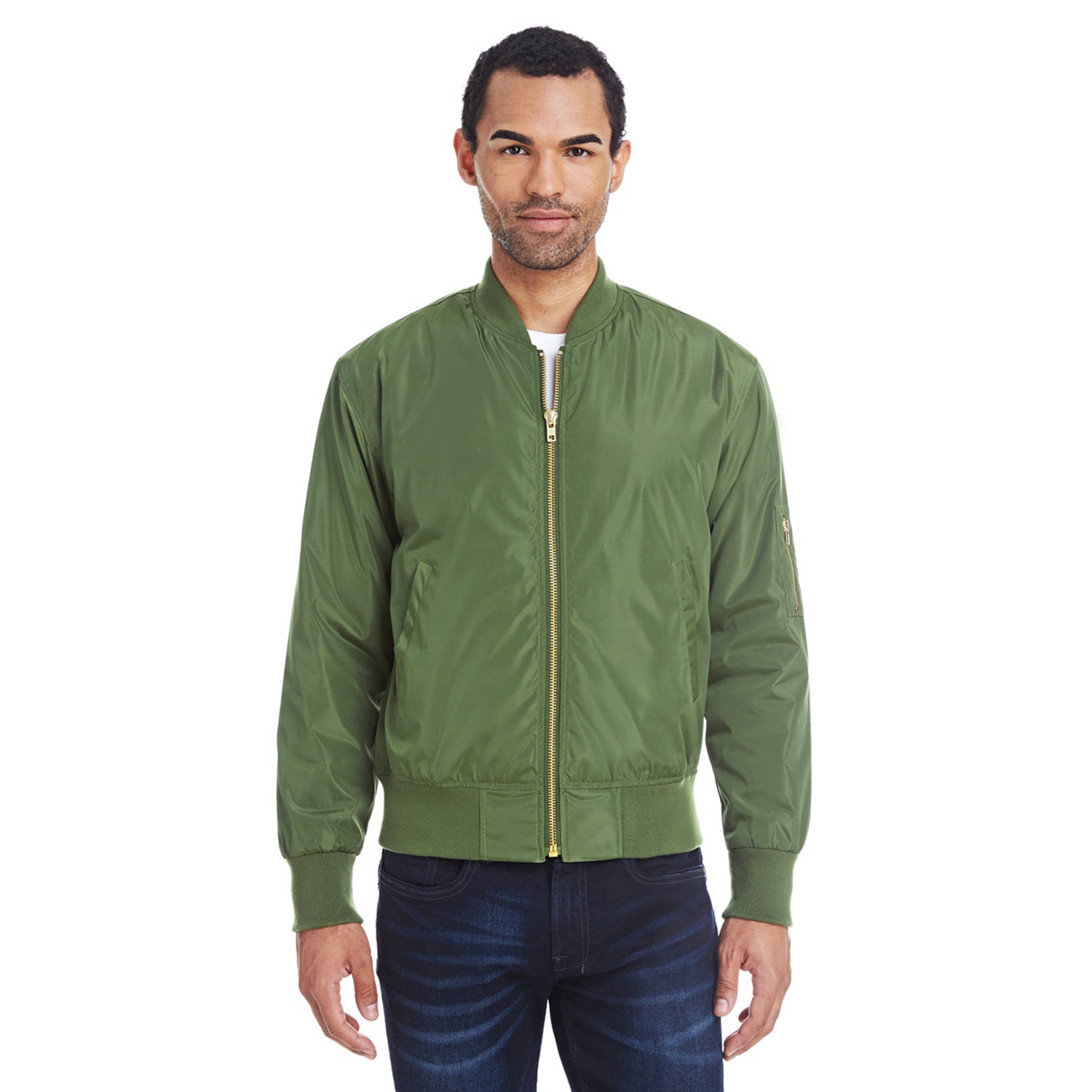 Threadfast Apparel Unisex Bomber Jacket
