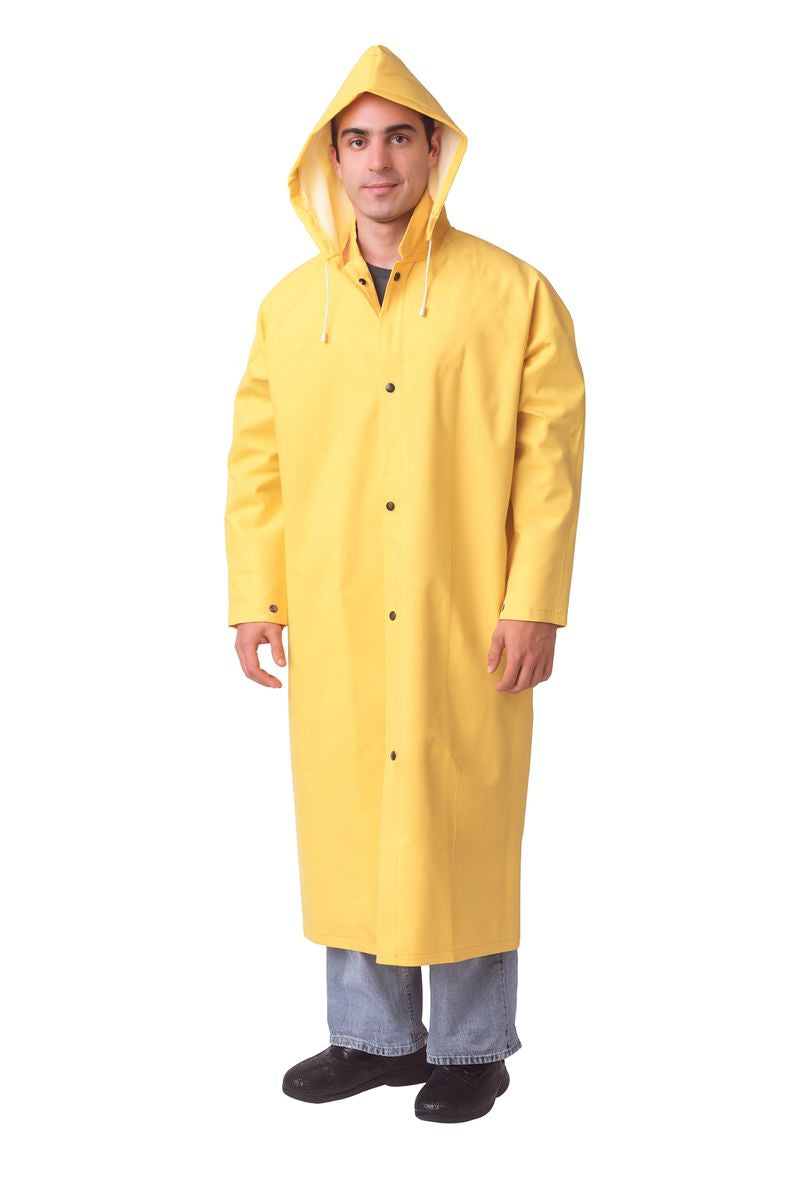 49" Long Raincoat with Hood