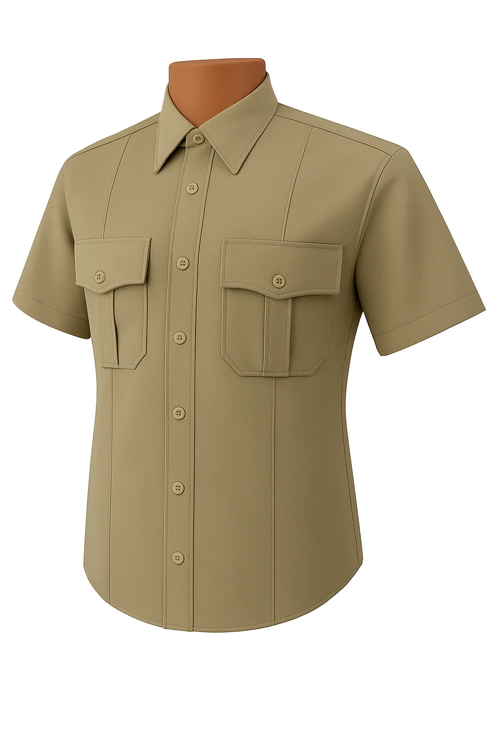 Women's All Polyester Short Sleeve Shirt