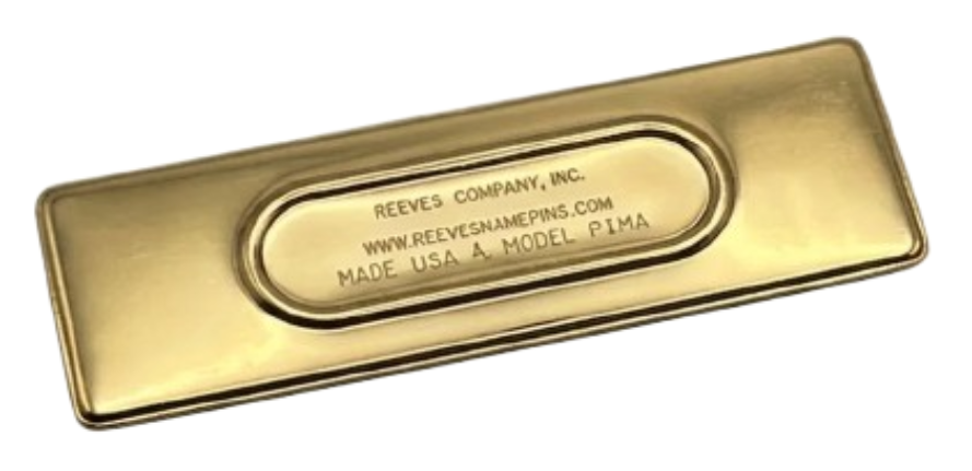 Metal Name Pin (W/DLUX Magnet)