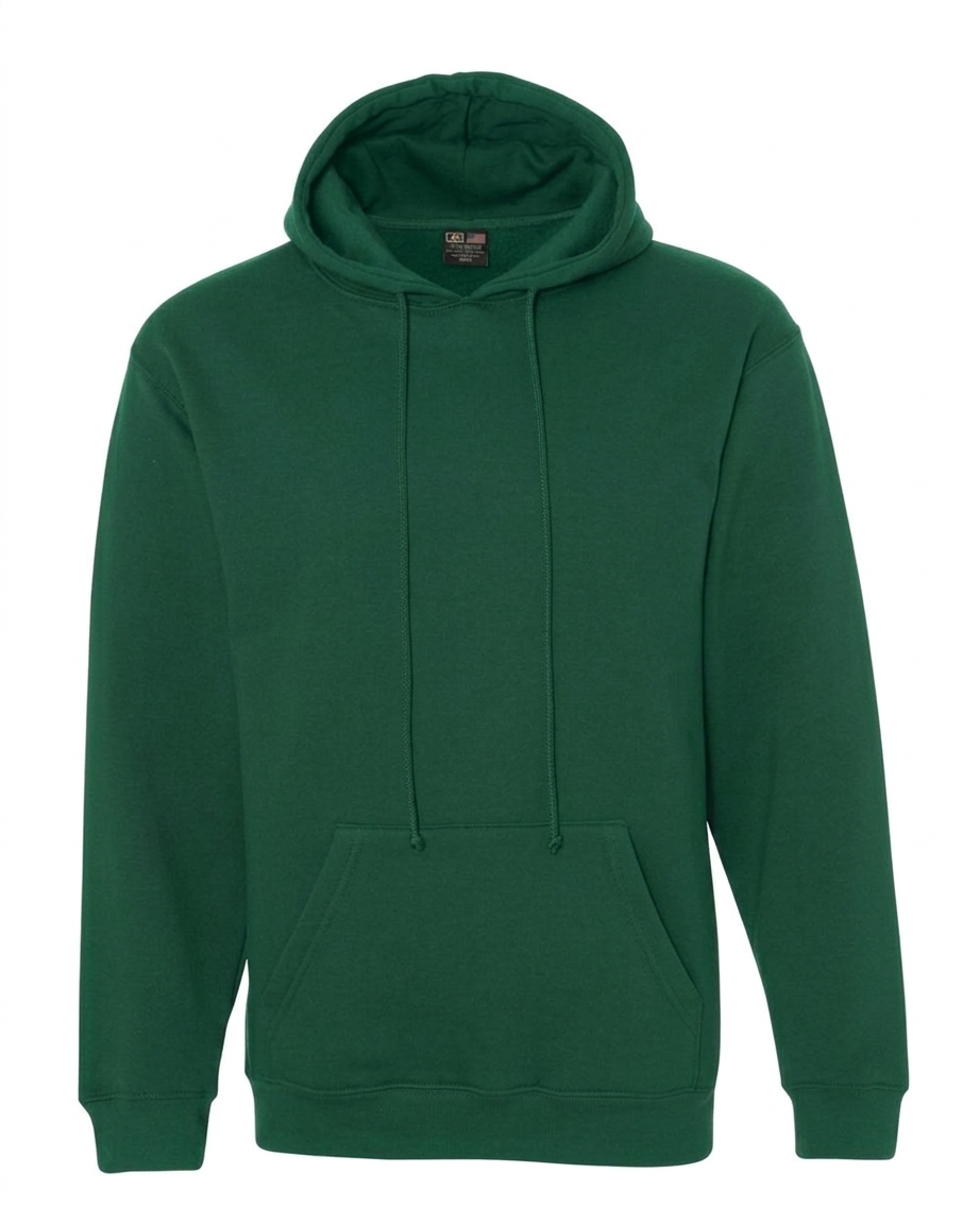 Bayside Adult USA Made Pullover Heavyweight Hooded Sweatshirt