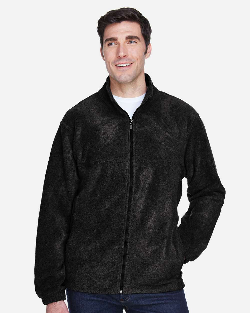 Harriton Men's Full-Zip Fleece