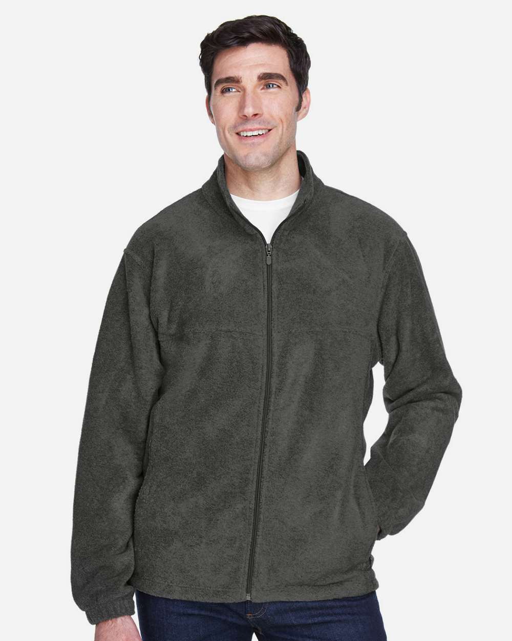 Harriton Men's Full-Zip Fleece