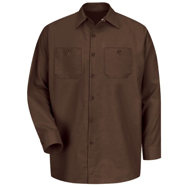Men's Work Shirt with Pocket Flaps