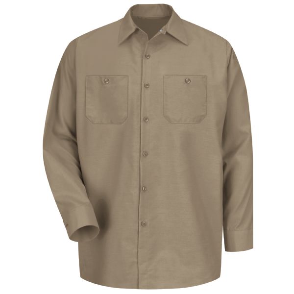 Men's Work Shirt with Pocket Flaps