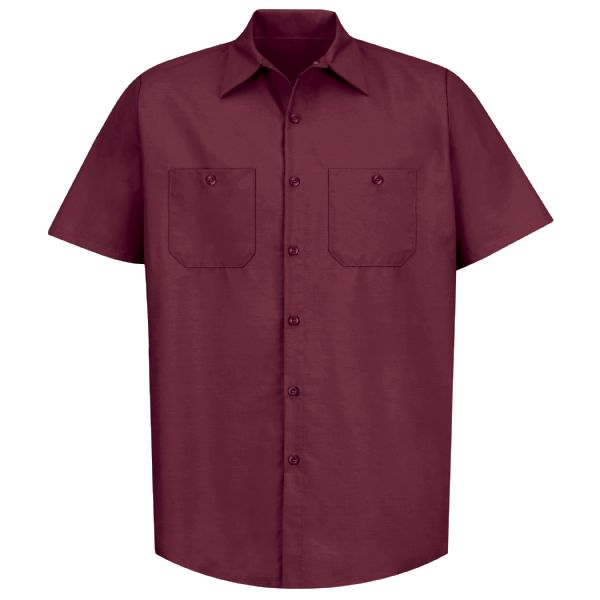 Men's Short Sleeve Industrial Work Shirt
