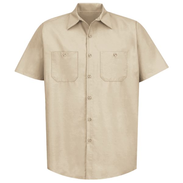 Men's Short Sleeve Industrial Work Shirt
