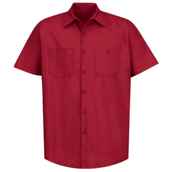 Men's Short Sleeve Industrial Work Shirt