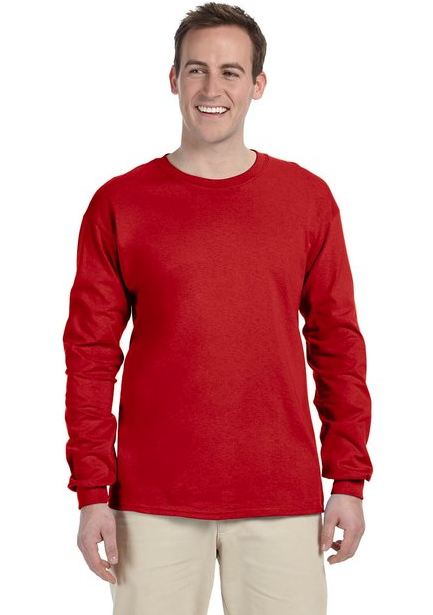 Gildan® Unisex Ultra Cotton® Long Sleeve T-Shirt (Color: Multiple)