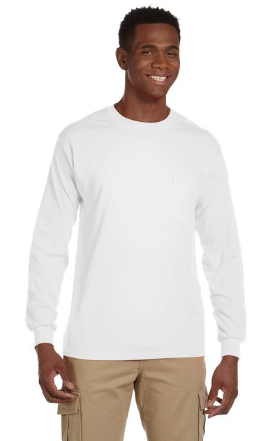 Adult Ultra Cotton® T- with pocket