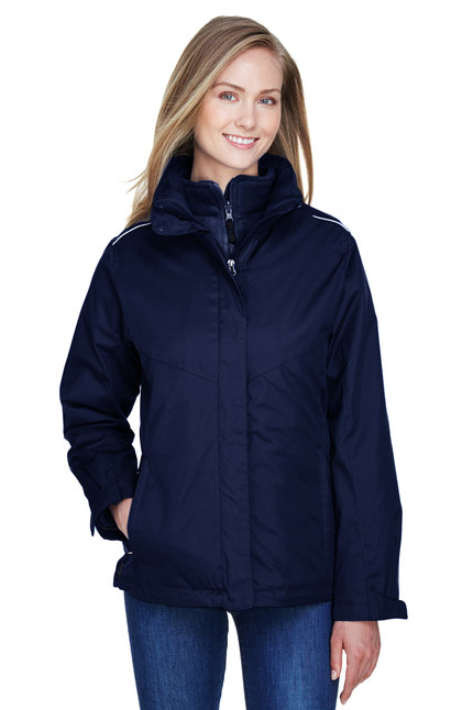 Core365 Women's 3-in-1 Jacket with Fleece Liner