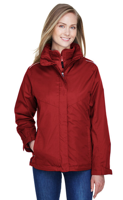 Core365 Women's 3-in-1 Jacket with Fleece Liner