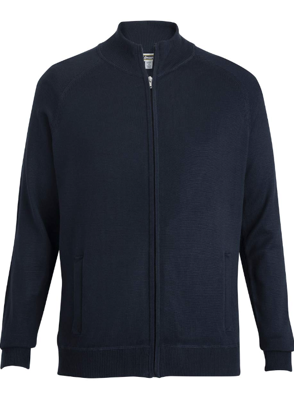 Full-Zip Sweater Jacket with Pockets