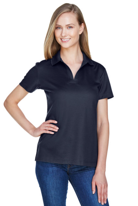 Devon & Jones CrownLux Performance™ Ladies' Plaited Polo