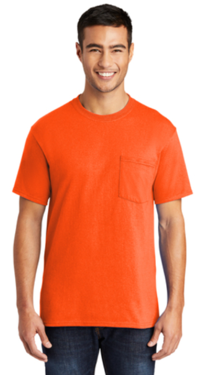 Port & Co™ Core Blend Pocket Tee (Color: Multiple)