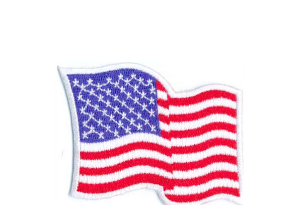 Patch US Regular Flag (Wavy) Both Sleeves