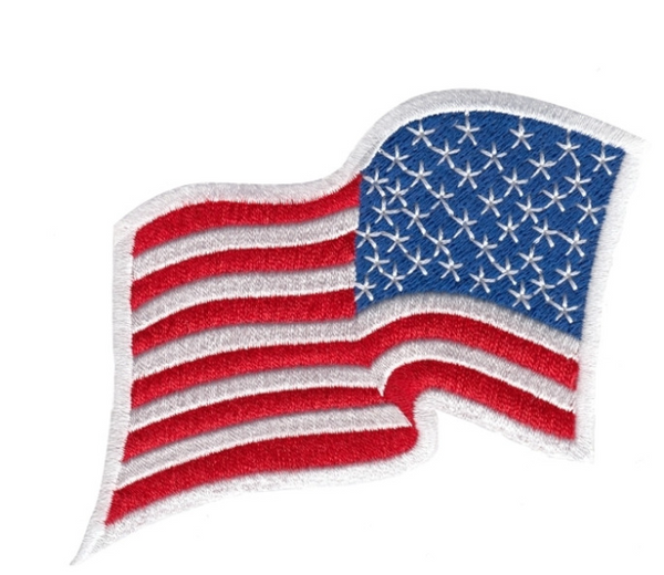 Patch US Reverse Flag (Wavy) Both Sleeves