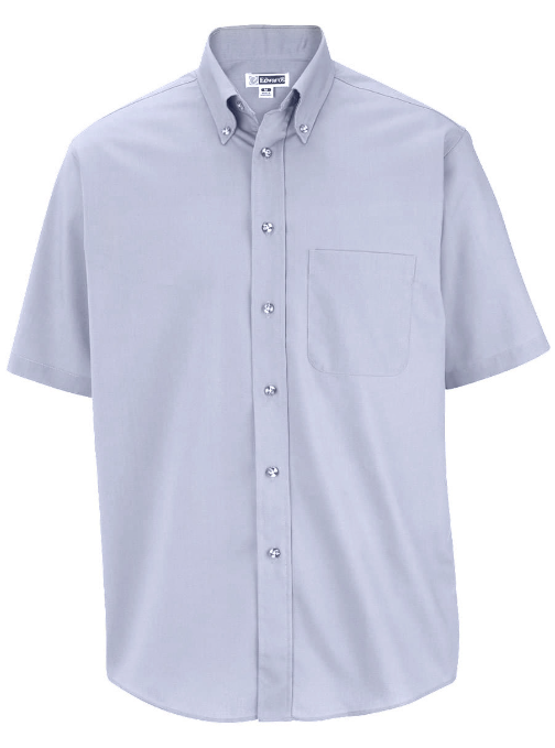 Men's Short Sleeve Easy Care Poplin