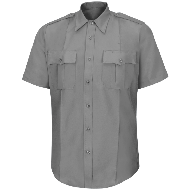 Women's New Dimension® Poplin Short Sleeve Uniform Shirt