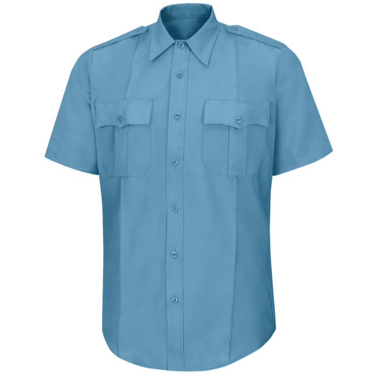 Women's New Dimension® Poplin Short Sleeve Uniform Shirt