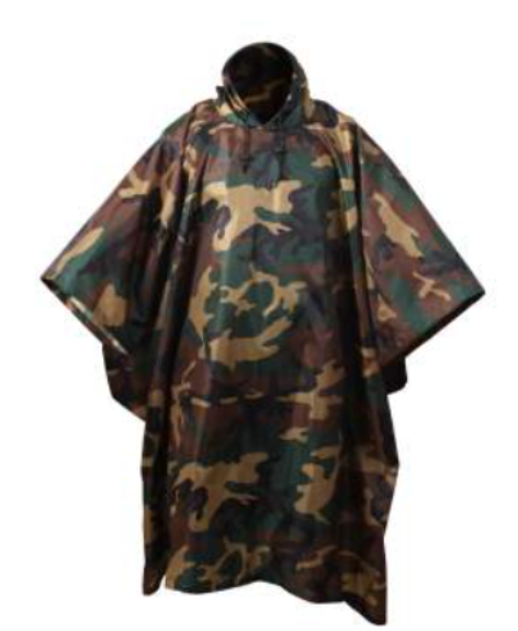 GI Type Rip-Stop Poncho