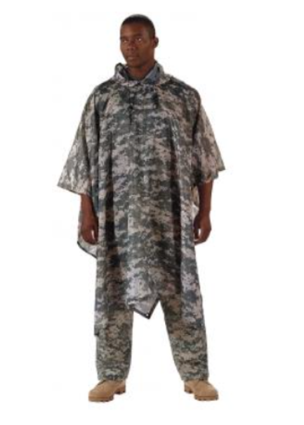 GI Type Rip-Stop Poncho