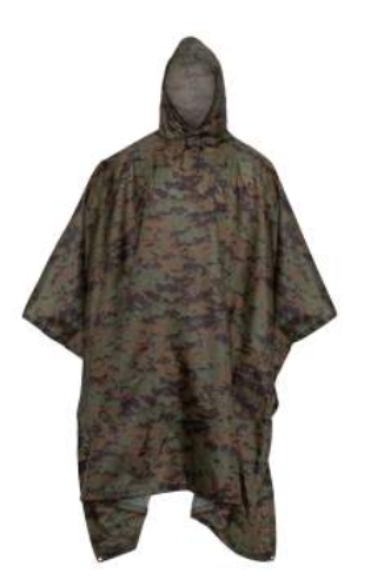 GI Type Rip-Stop Poncho