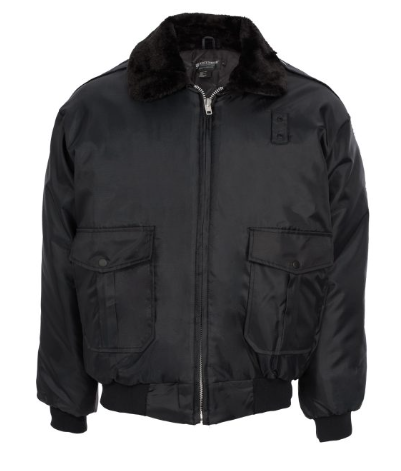 Nylon Police Bomber Jacket