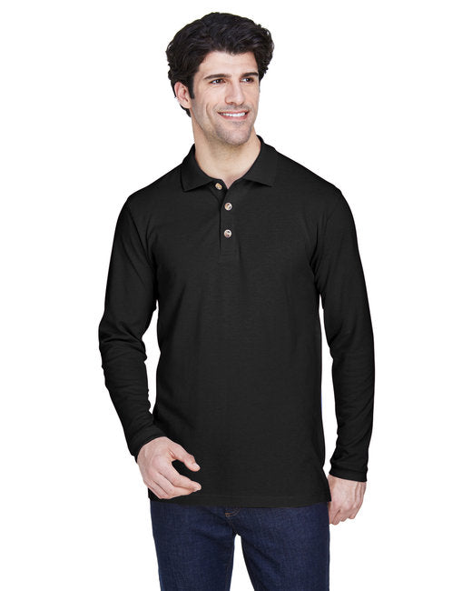 UltraClub Classic Long Sleeve Polo