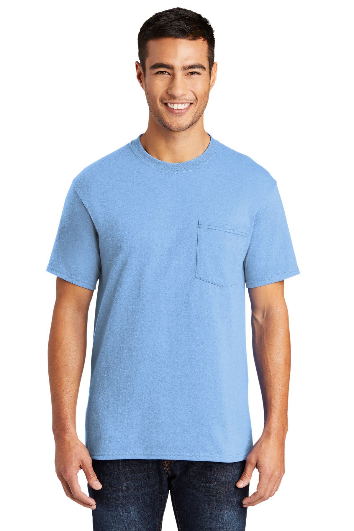 Port & Co™ Core Blend Pocket Tee (Color: Multiple)