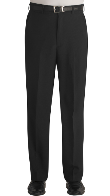 Polyester Flat Front Pant