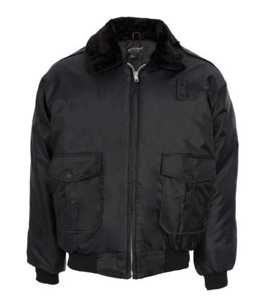 Nylon Police Bomber Jacket