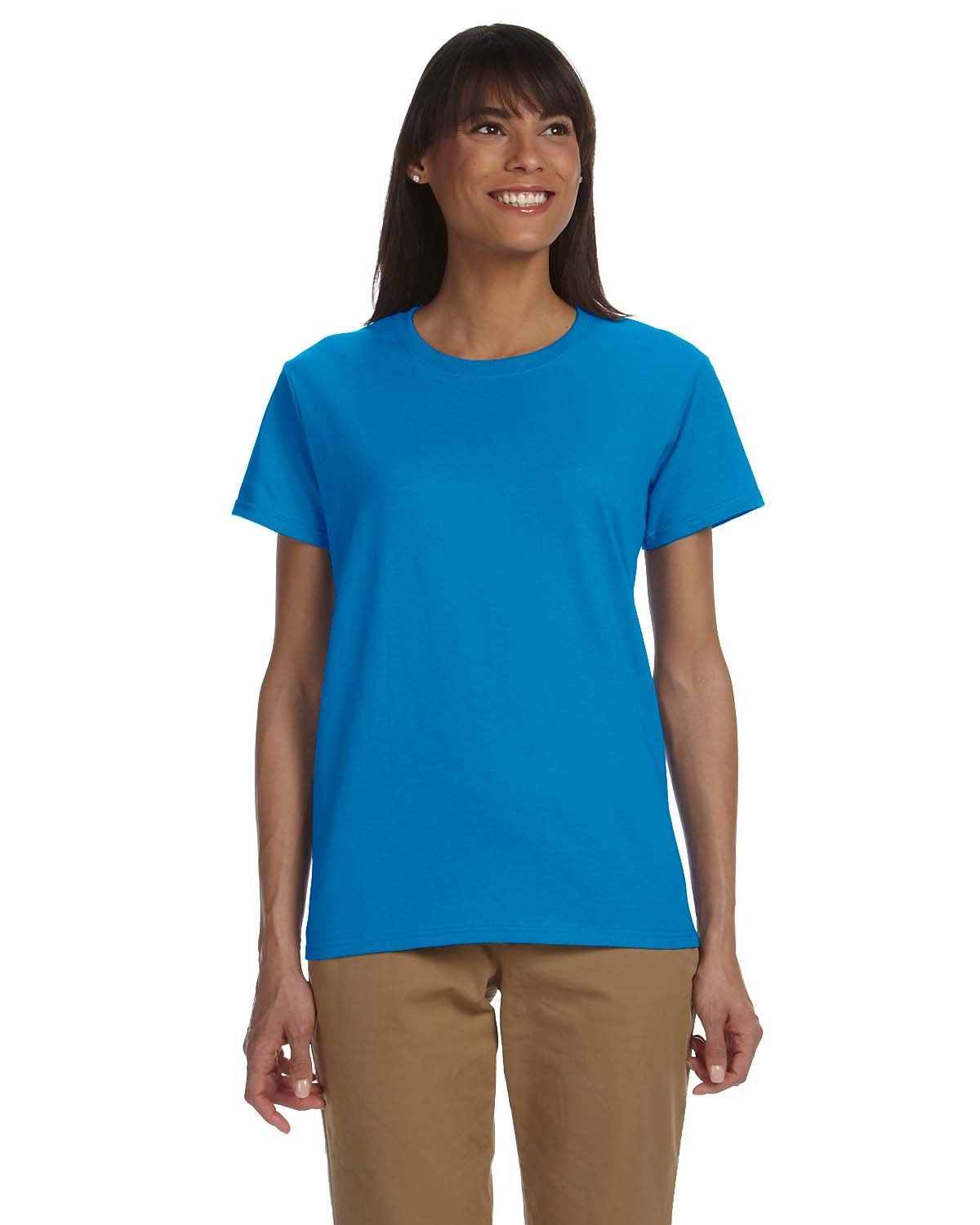 Women's Ultra Cotton® T-Shirt (Color: Royal, Red, Purple, Sapphire)