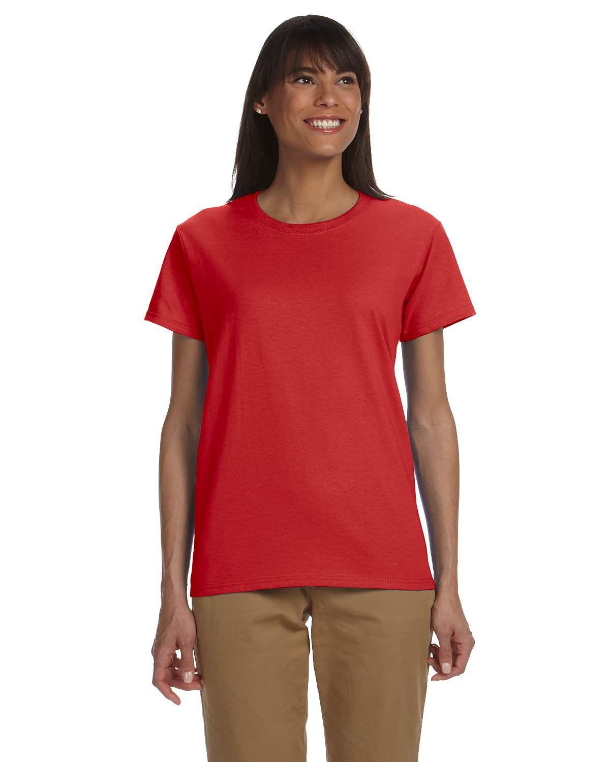 Women's Ultra Cotton® T-Shirt (Color: Royal, Red, Purple, Sapphire)
