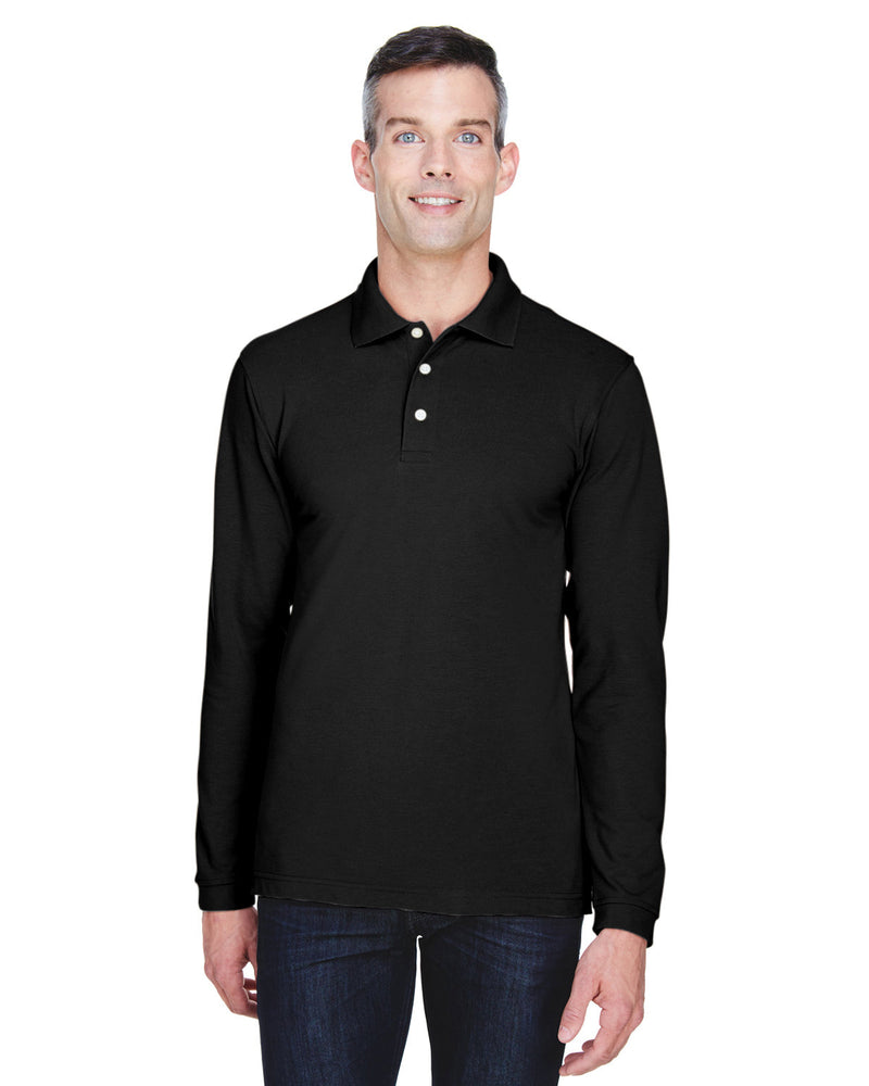 Men's Easy Blend Long-Sleeve Polo