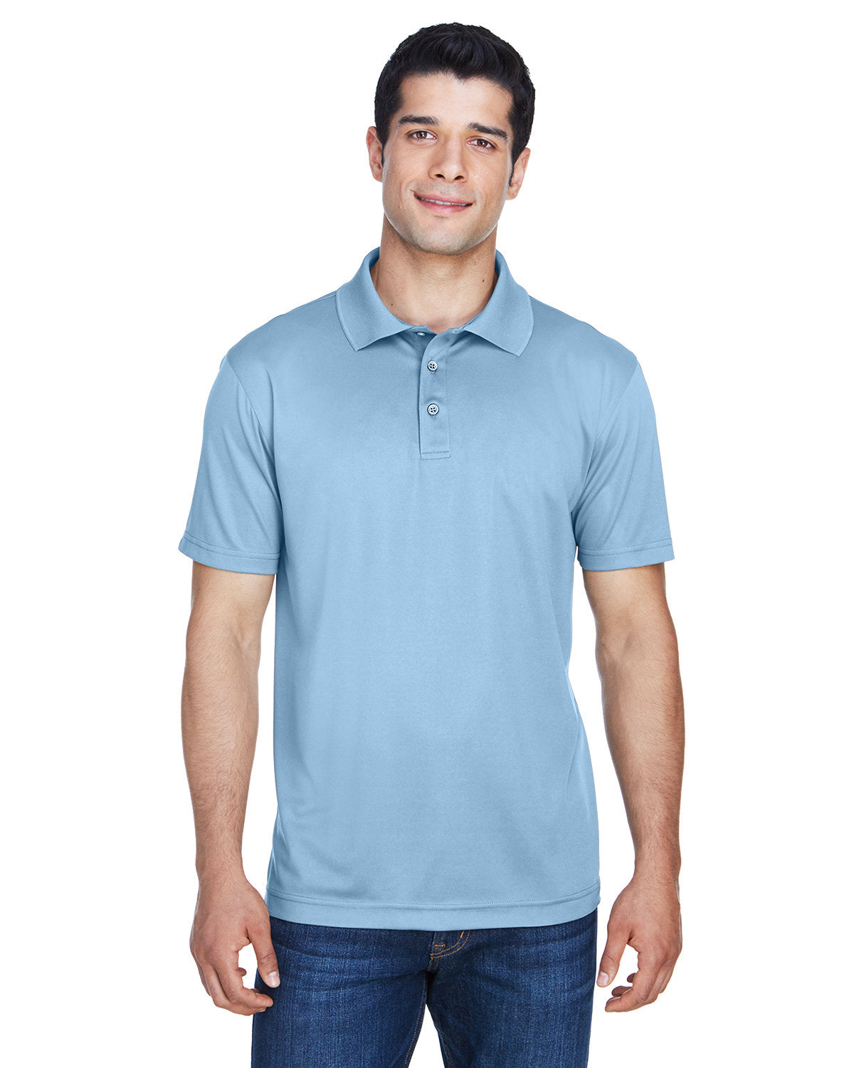 Harriton Men's Polyester Jersey Polo