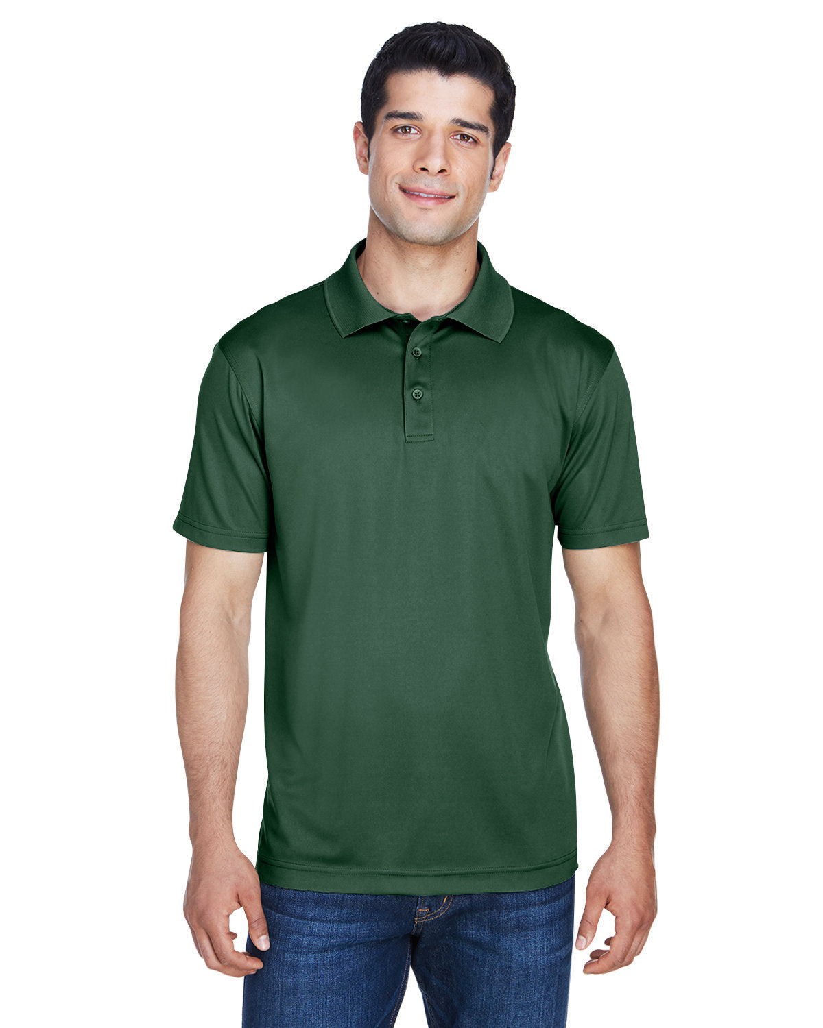 Harriton Men's Polyester Jersey Polo