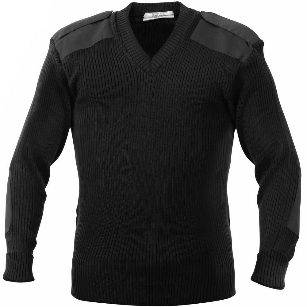 V-Neck Acrylic Commando Sweater