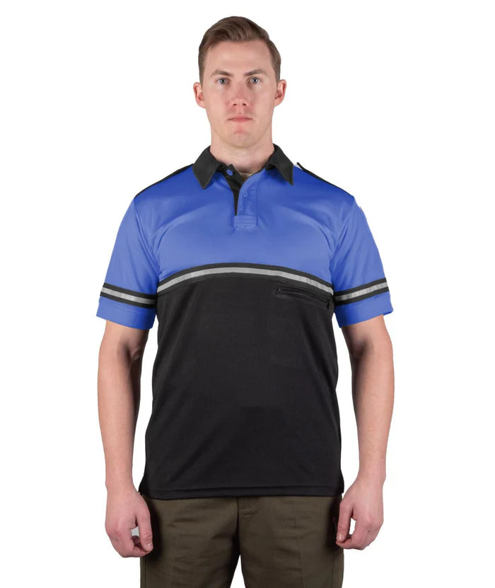 First Class Two Tone Bike Patrol Shirt with Zipper Pocket